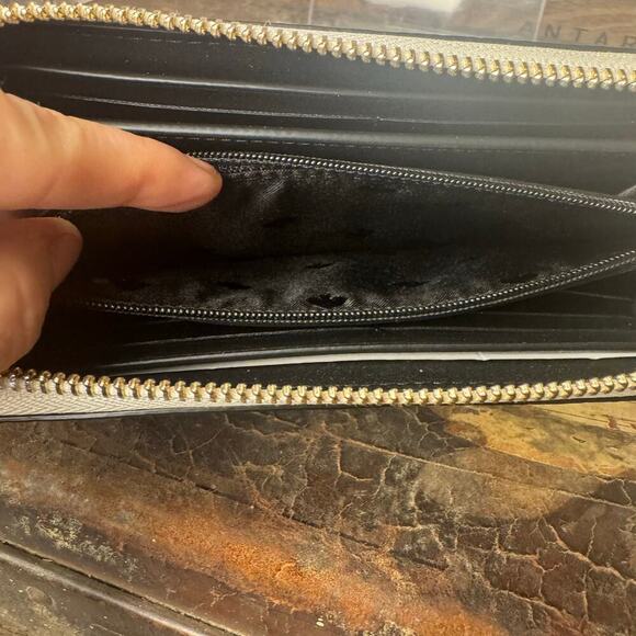NWT Kate Spade Leila Leather Snake Python Zip Long Continental Wallet - Picture 4 of 8